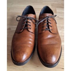 Cole Haan Shoes Men's Size 12 M Brown Lewis Leather Oxford Lace Up C30580